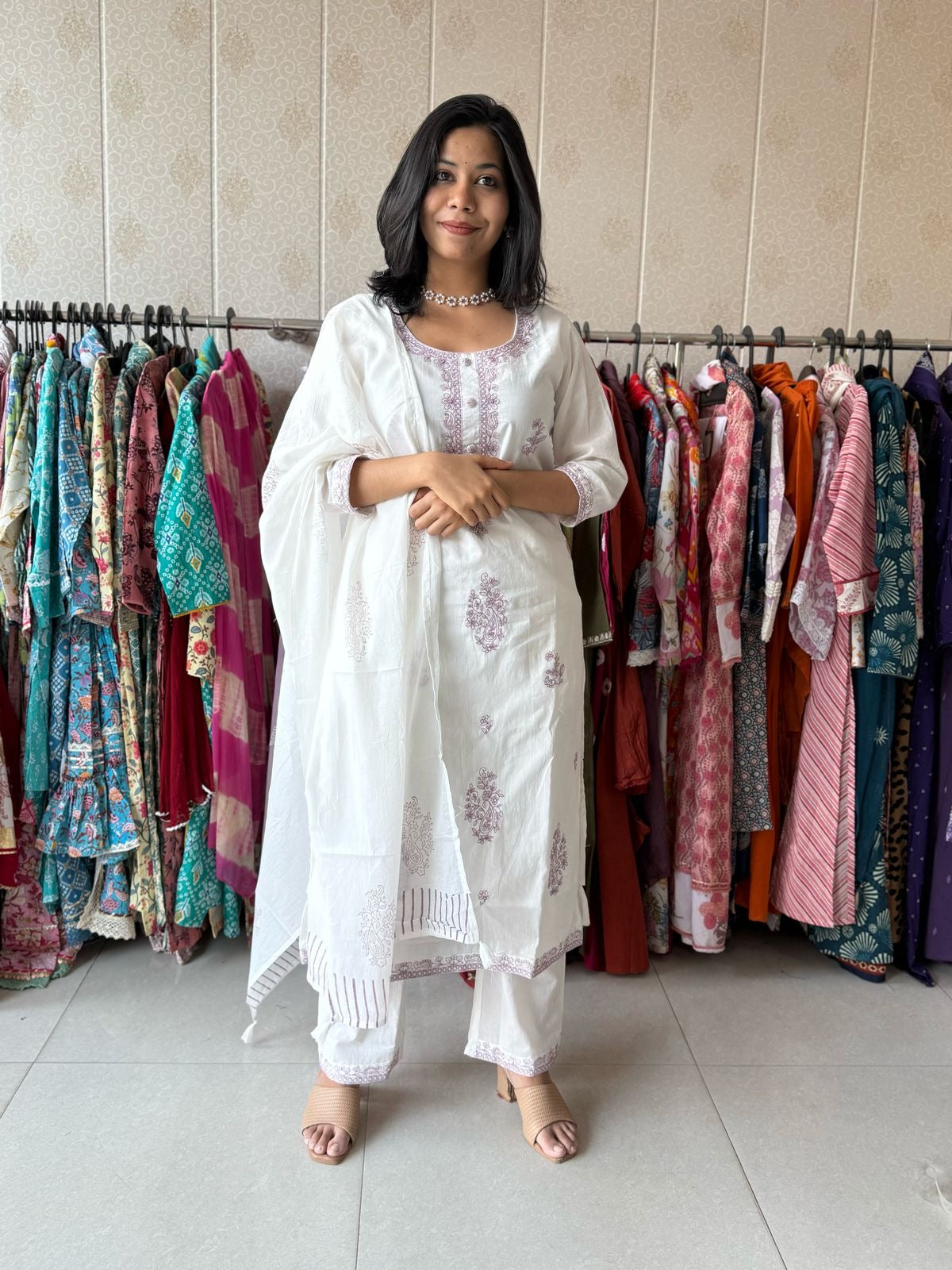 Daily wear cotton mal set