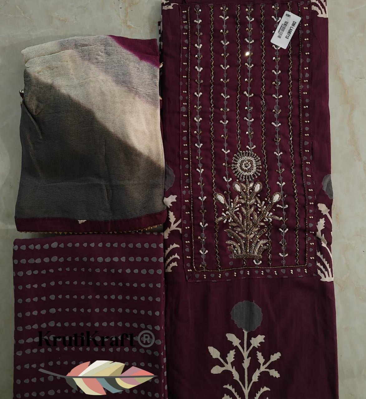 Handcrafted Premium Designer Kurta Set