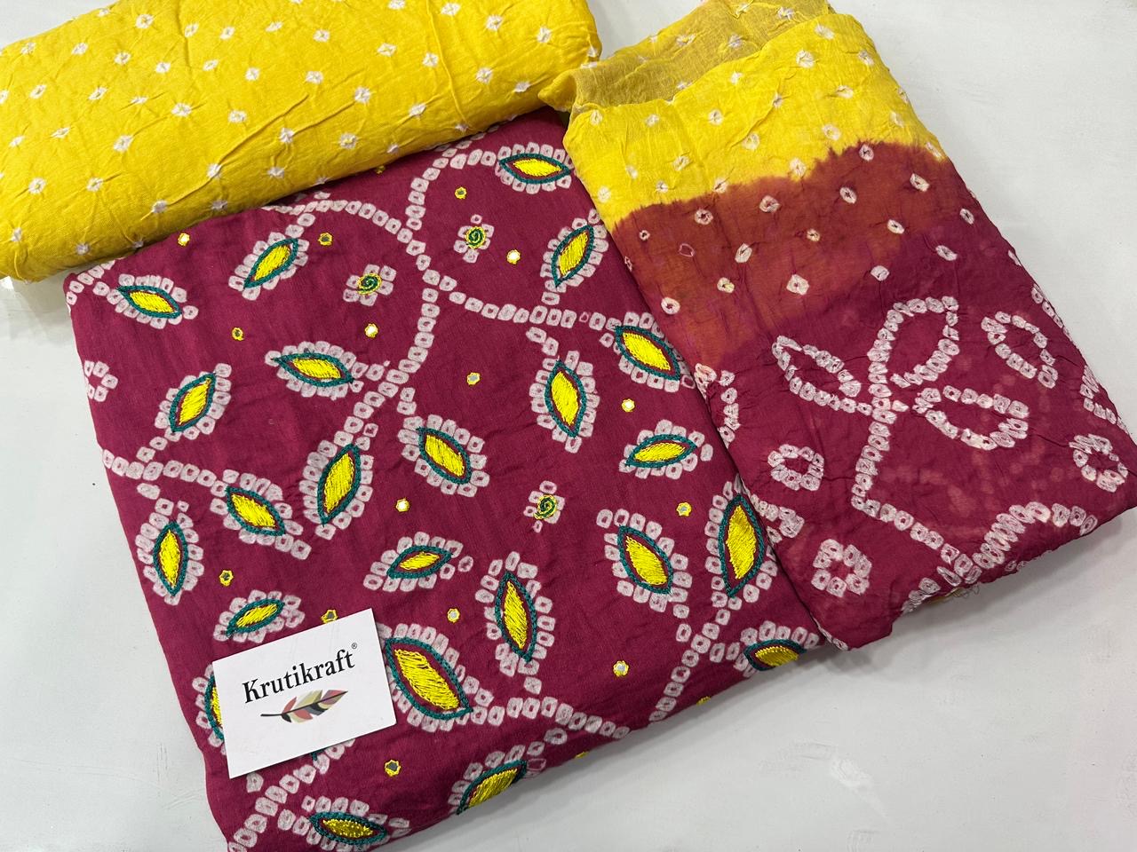 Bandhani designer suits