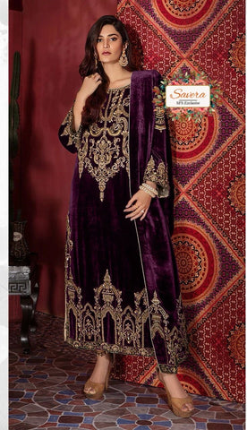Velvet Collection Kurta Set