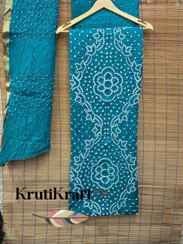 Bandhani Kurta Bottom Dupatta Set