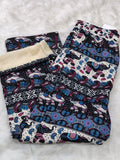 Woolen printed pant