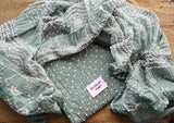 Bandhej kurta bottom dupatta set
