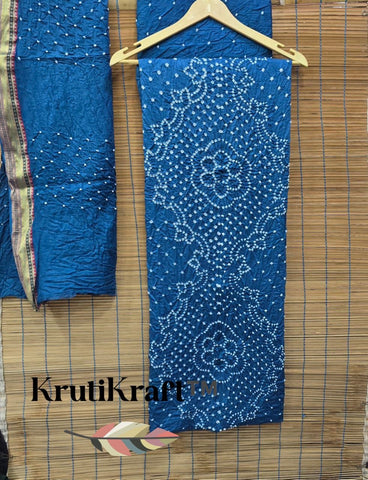 Bandhani Kurta Bottom Dupatta Set