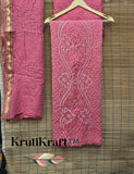 Bandhani Kurta Bottom Dupatta Set