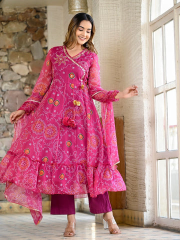 Angarkha cum Anarkali Set