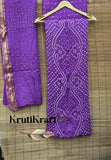 Bandhani Kurta Bottom Dupatta Set