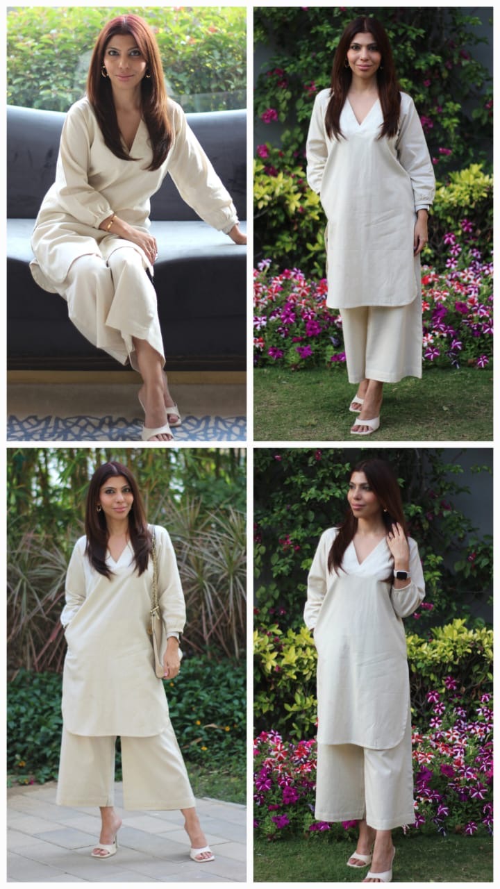Monochrome Pant Set