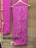 Bandhani Kurta Bottom Dupatta Set