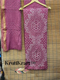 Bandhani Kurta Bottom Dupatta Set