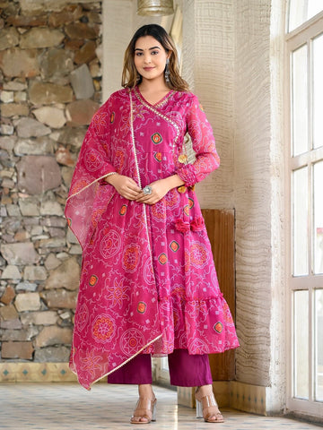 Angarkha cum Anarkali Set