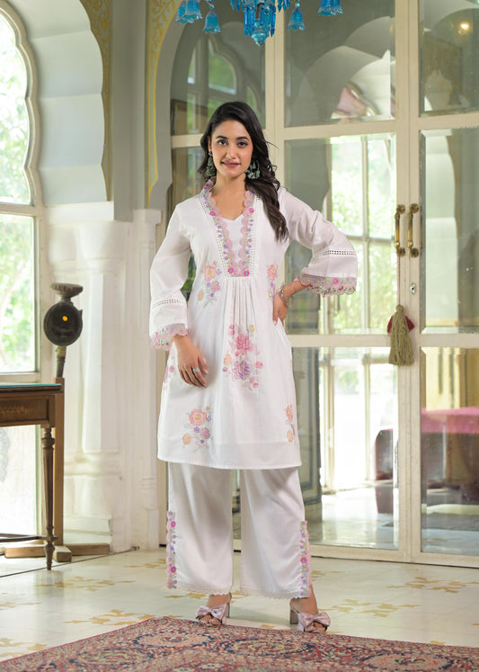 Pure Mulmul Co-ord Set