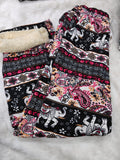 Woolen printed pant
