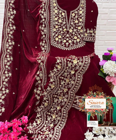 Velvet Collection Kurta Set