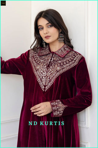 Winter Velvet Co-ord Set