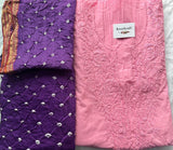 Bandhej Kurta Dupatta Set