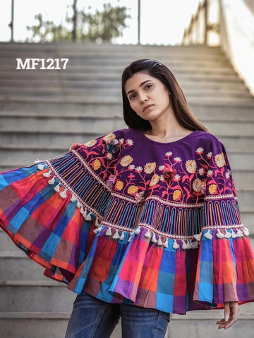 Winter Khadi Poncho