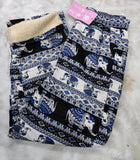 Woolen printed pant
