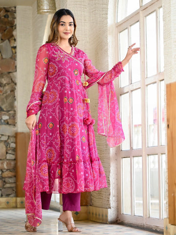 Angarkha cum Anarkali Set