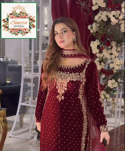 Velvet Collection Kurta Set