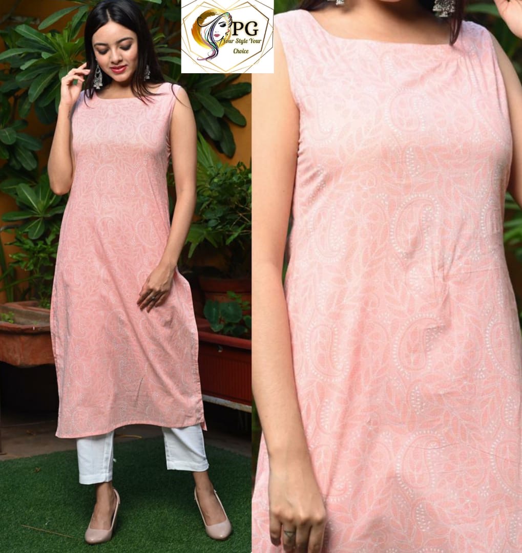 Sleeveless Kurti